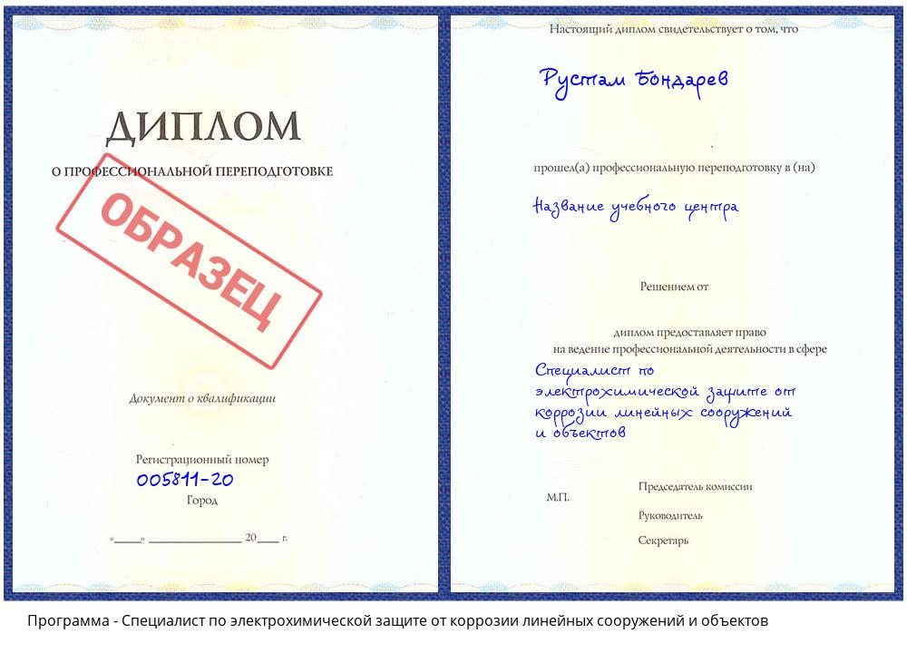 Специалист по электрохимической защите от коррозии линейных сооружений и объектов Ижевск