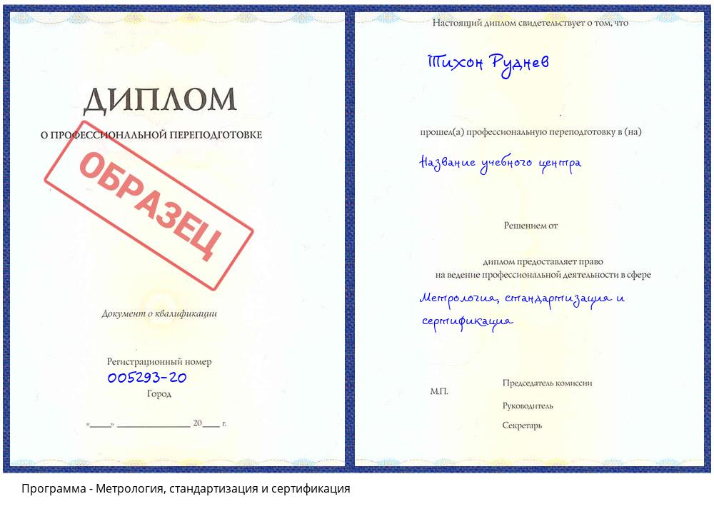 Метрология, стандартизация и сертификация Ижевск